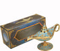 Legend Aladdin Lamp Magic Genie Wishing Light, Classic Arabian Nights Costume Props Lamp Table Decor for Home Wedding Party Halloween Birthday Beautiful Gift Toy for Women Girl (Lake Blue)