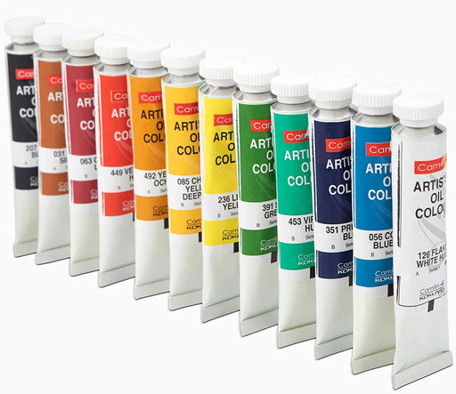 Camel Artist'S Oil Color Box - 20Ml Tubes, 12 Shades