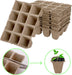 40 Pack Peat Pots Seed Starter Trays, 480 Cells Germination Seedling Pots, Organic Biodegradable Plant Germination Tray with 40 Plant Labels for Vegetable Flower, Herbs, Indoor Outdoor Garden