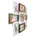 Mainstays 20" X 18" String Heart Rustic 8-Opening Manufactured Wood Collage Frame