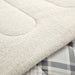 Mainstays Reverse to Sherpa Comforter Set King Polyester, Gray Plaid