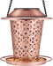 Bird Feeders for Outdoors Hanging Solar Bird Feeder Garden Lantern for outside Patio Decoration Gift for Wild Bird Lovers Metal Easy to Clean and Fill