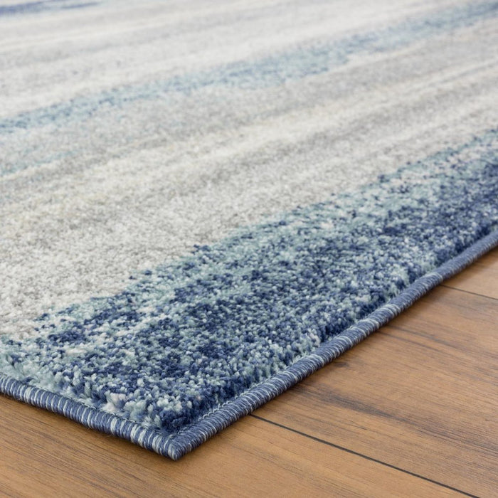 Lagos Collection 7501 Blue 8X10 Abstract Area Rug