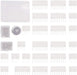 Knit Blockers & Pin Kit,Knit Blocking Combs – Set of 25 Combs for Blocking Knitting, Crochet, Lace or Needlework Projects – Extra 100 T-Pins – for Use with Blocking Mats for Knitting Mat…