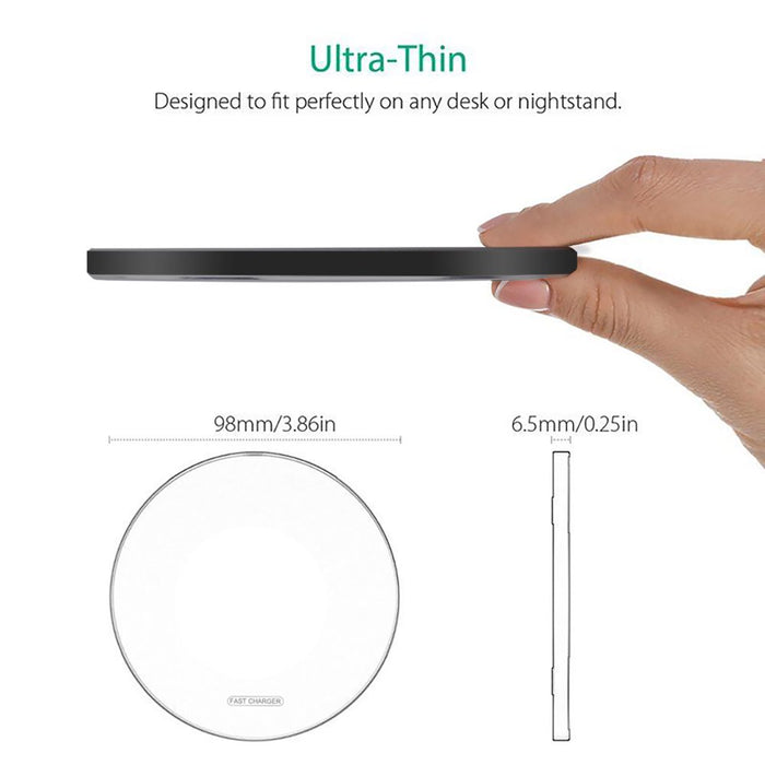 20W Wireless Charger Fast Charging Pad Compatible with Samsung Galaxy S22 S21 S20 S10 S9 ,Google Pixel,Lg,Iphone 14 13 12 11 Series