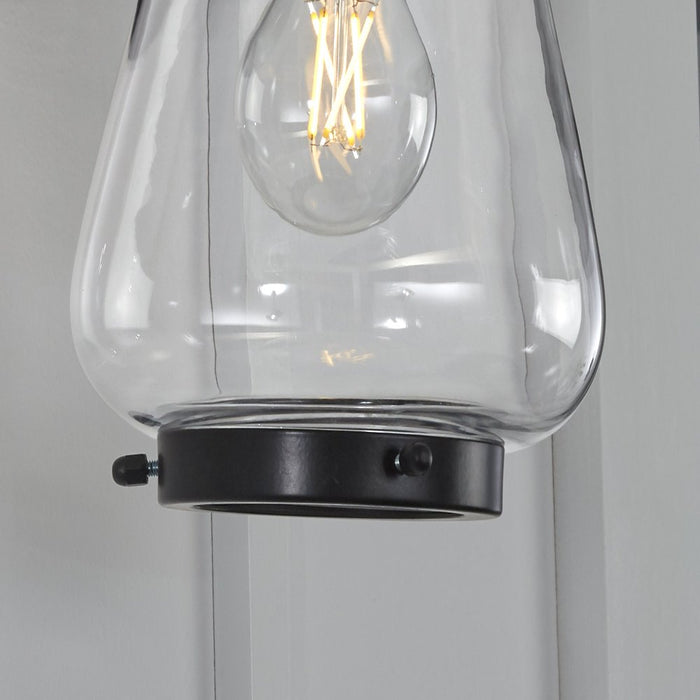 Better Homes & Gardens Outdoor Wall Sconce Black, 1 A19 Bulb Included