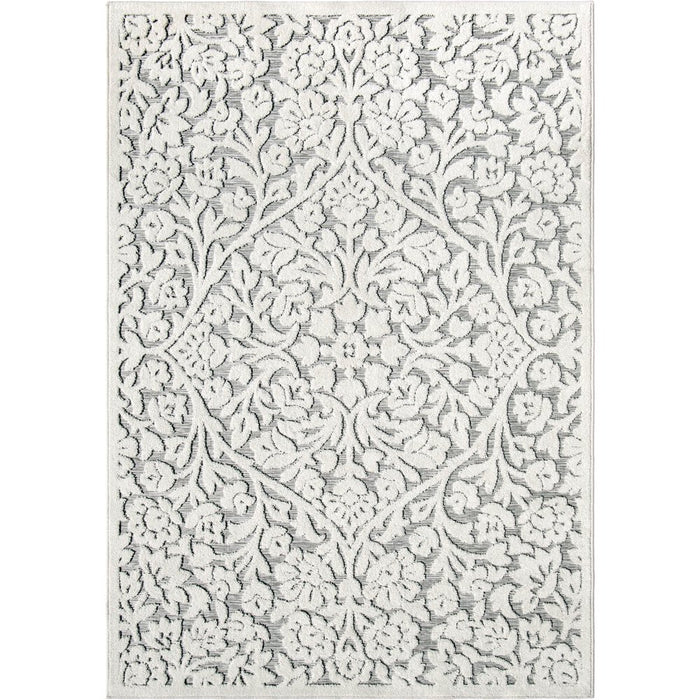 My Texas House Rosalie, Transitional, Floral, Woven Area Rug, 5'2" X 7'6"