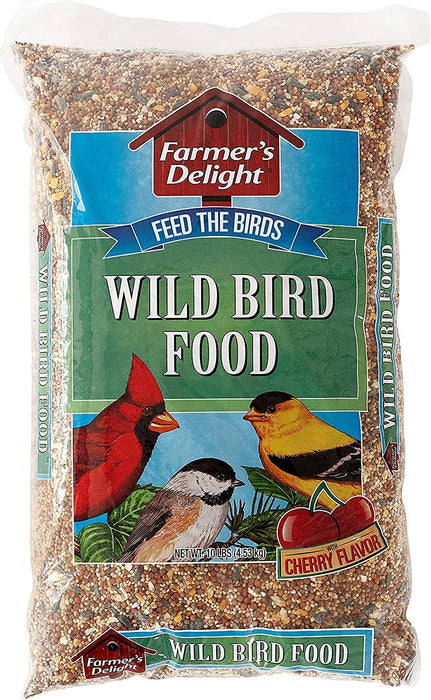 53003 Farmer'S Delight Wild Bird Food with Cherry Flavor, 20-Pound Bag