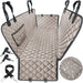 Dog Seat Cover Car Seat Cover for Pets 100% Waterproof Pet Seat Cover Hammock 600D Heavy Duty Scratch Proof Nonslip Durable Soft Pet Back Seat Covers for Cars Trucks and Suvs