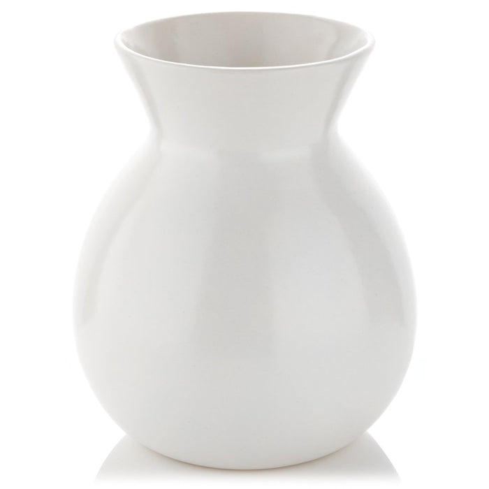 Better Homes & Gardens White Rustic Ceramic Decorative Table Vase