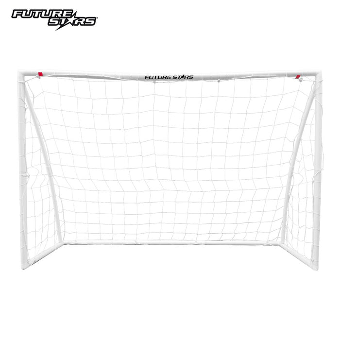Future Stars 6 Ft. Super Soccer Goal Combo Set - 1 6Ft Soccer Net, 1 Junior Soccer Ball, 4 Targets, 4 Cones, 4 Arches and Pump with Pin! Instant Soccer Game in a Box!