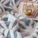 Sherpa Fleece Blanket Soft Plush Throw Blanket Dual Sided Cozy Blankets for Bed Couch Sofa(Light Blue,51"X63")