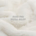 Sunbeam White Faux Fur Heated Throw