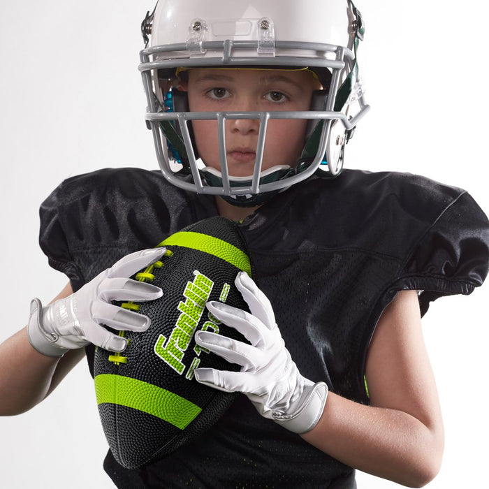 Junior Size Rubber Football - 12 Pack Deflated with Pump