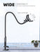 Phone Holder Bed Gooseneck Mount - Cell Phone Clamp Clip for Desk, Flexible Lazy Long Arm Headboard Bedside, Overhead Mount Stand, Compatible with Iphone 14 plus / Pro Max XR X 8 7 6 Plus