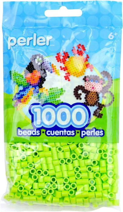 Perler Beads Fuse Beads for Crafts, 1000Pcs, Yellow