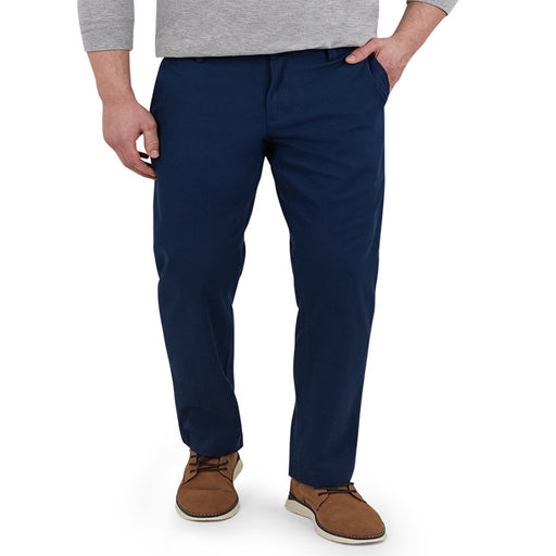 Chaps Men'S Straight Fit Coastland Wash Stain Resistant Flat Front Classic Chino Pant