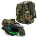 For Apple Iphone 14, 14 Pro, 13, 13 Pro, 12, 12 Pro, 11 Pro, XS, X, 8, 7, 6S, 6, Tactical Cover Smartphone Holster EDC Security Pack Carry Case Pouch Belt Waist Bag Gadget Money Pocket - Green Camo