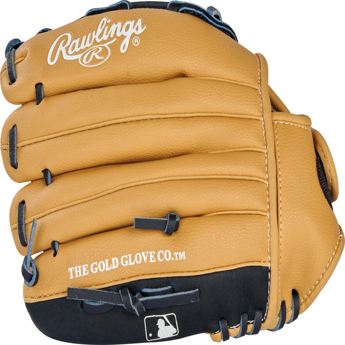 2022 Playmaker Series Baseball Glove, Camel/Navy, 11.5 Inch, Right Hand Throw