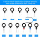 Terminal Pin Removal Tool Kit 82 Pcs Depinning Tool Electrical Connector Pin Extractor Tool Set Wire Terminal Release Tool for Automotive Car Household Devices
