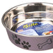 Bella Medium Bowl, Grape Metallic for Dogs