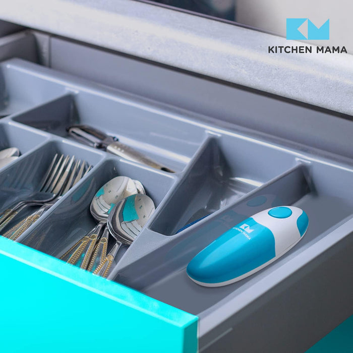 Auto Electric Can Opener Christmas Gift Ideas: Open Your Cans with a Simple Press of Button - Automatic, Hands Free, Smooth Edge, Food-Safe, Battery Operated, YES YOU CAN (Sky Blue)