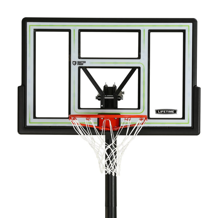 Lifetime 46In Adjustable Portable Basketball Hoop, 90584