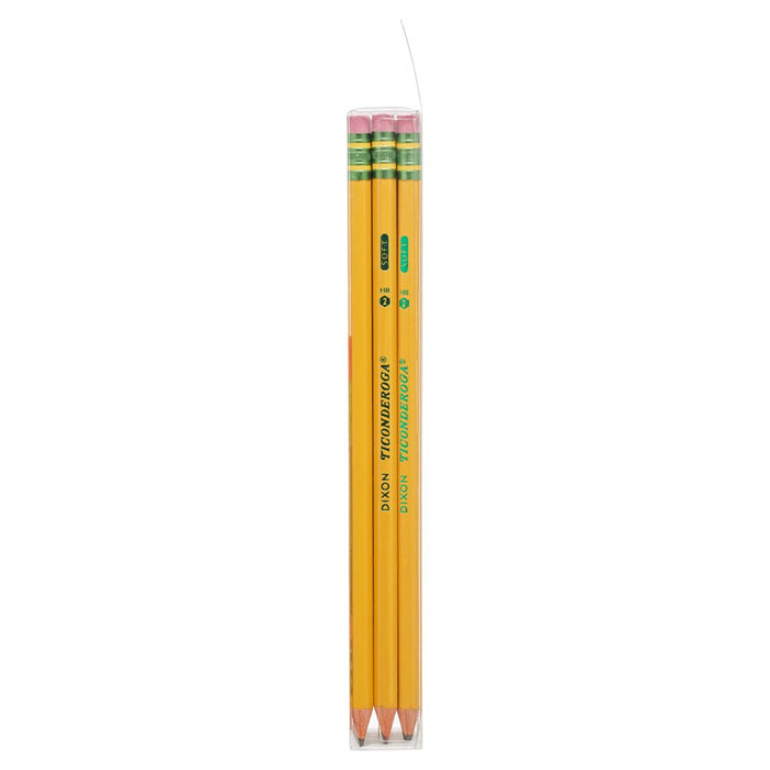 Ticonderoga Classic Yellow No 2 Pencils, Pre Sharpened, 30 Ct