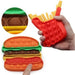 Fidget Toys Push It Toy for Adult and Children, Push Bubble Stress Toy for Autism, Sensory Popper Game Toy for Kids Boys Girls, Hamburger, Fries, Ice Cream & Soda Shapes…