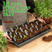 Square Nursery Pots 3.3 Inches Flexible Plastic Seedling Pots Square Pots for Plants, Succulent, Flower, Pack of 60, with 60 PCS Plant Labels