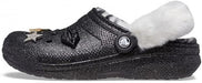 Unisex-Adult Classic Glitter Lined Clogs | Fuzzy Slippers