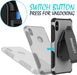 Phone Belt Clip, Universal Holder with Quick Mount,Easy On/Off for Iphone 14,14 Pro,14 Max,14 Pro Max,13,13 Pro,13 Pro Max,12,12 Pro,12 Pro Max,11,11 Pro,11 Pro Max,X,Xs,Xr,Xs Max,7/8,7/8 Plus