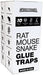 Baited Glue Traps by  - 10 Pre-Baited Trays, Ready to Use Indoors. Rat Mouse Snake Exterminator Plastic Sticky Adhesive Easy No-Mess Simple Non-Toxic Disposable - Made in the USA