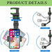 Universal 360° Car Mount Holder Phone Stand Rear-View Mirror Clip for Iphone Samsung Cell Phone GPS