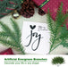 50PCS Christmas Tree Filler Branches, Christmas Artificial Pine Branches, Christmas Artificial Evergreen Branches for Christmas DIY Garland, Christmas Tree Fillers, Present Decor Christmas Decorations