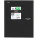 Five Star 4-Pocket Paper Folder, 12" X 9.5" , Black (33601)