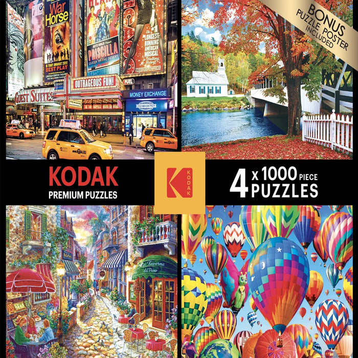 Kodak 4 in 1 Multipack Jigsaw Puzzles - Bright Lights