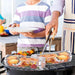 Rolling Grill Baskets for Outdoor Grilling : 2 Pcs Stainless Steel Grill Mesh, Rolling Grill Baskets for Outdoor Grill, Portable Grill Nets Cylinder for Shrimp, Meat Barbecue Camping Picnic with Forks