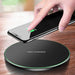 Wireless Charger for Apple Samsung Mobile Phones Aluminum Alloy Disc Wireless Charger QI 10 W Fast Charging
