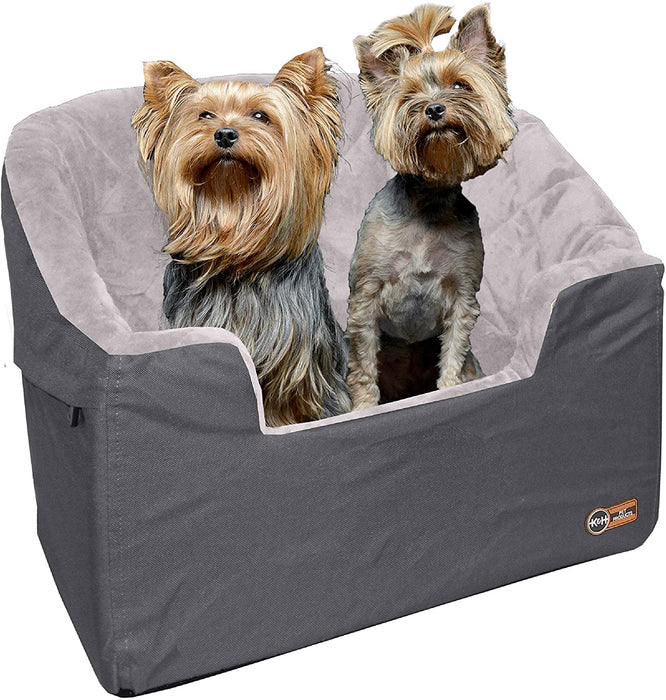 K&H Pet Product Bucket Booster Dog Car Seat, Elevated Pet Car Seat for Small Dogs & Cats Large Realtree Edge Camo