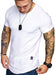 Fashion Mens T Shirt Muscle Gym Workout Athletic Shirt Cotton Tee Shirt Top