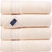Bath Towels 4 Piece Set Sea Salt Soft Fluffy, Absorbent and Quick Dry Perfect for Daily Use