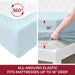 Queen Sheet Set - Hotel Luxury Bedding Sheets & Pillowcases - Extra Soft Cooling Bed Sheets - Deep Pocket up to 16 Inch - Wrinkle, Fade, Stain Resistant - 4 Piece (Queen, Baby Blue)