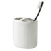 Mainstays Basic Ceramic Toothbrush Holder Arctic White