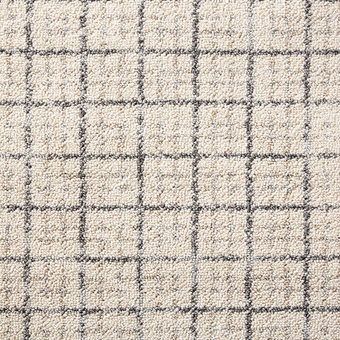 Wanda June Home Squares with Fringe Area Rug, Taupe, 7'8" X 10'2" by Miranda Lambert