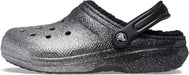 Unisex-Adult Classic Glitter Lined Clogs | Fuzzy Slippers