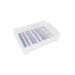 Pen + Gear Plastic Stacker Document Box, Clear, Letter Size, Desktop Organizer