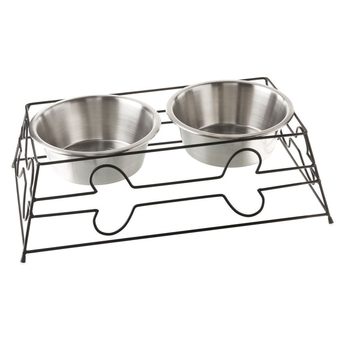 Vibrant Life Elevated Dog Bowls, Large, 54 Fl Oz