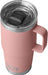 Rambler 20 Oz Travel Mug, Stainless Steel, Vacuum Insulated with Stronghold Lid, Black