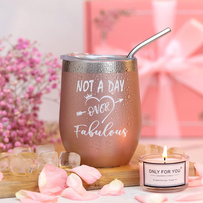 Birthday Gifts for Women-Relaxing Spa Gift Box Basket for Her Mom Sister Best Friend Unique Happy Birthday Bath Set Gift Ideas - Valentines Day Gifts for Her for Girlfriend Self Care Gifts for Women
